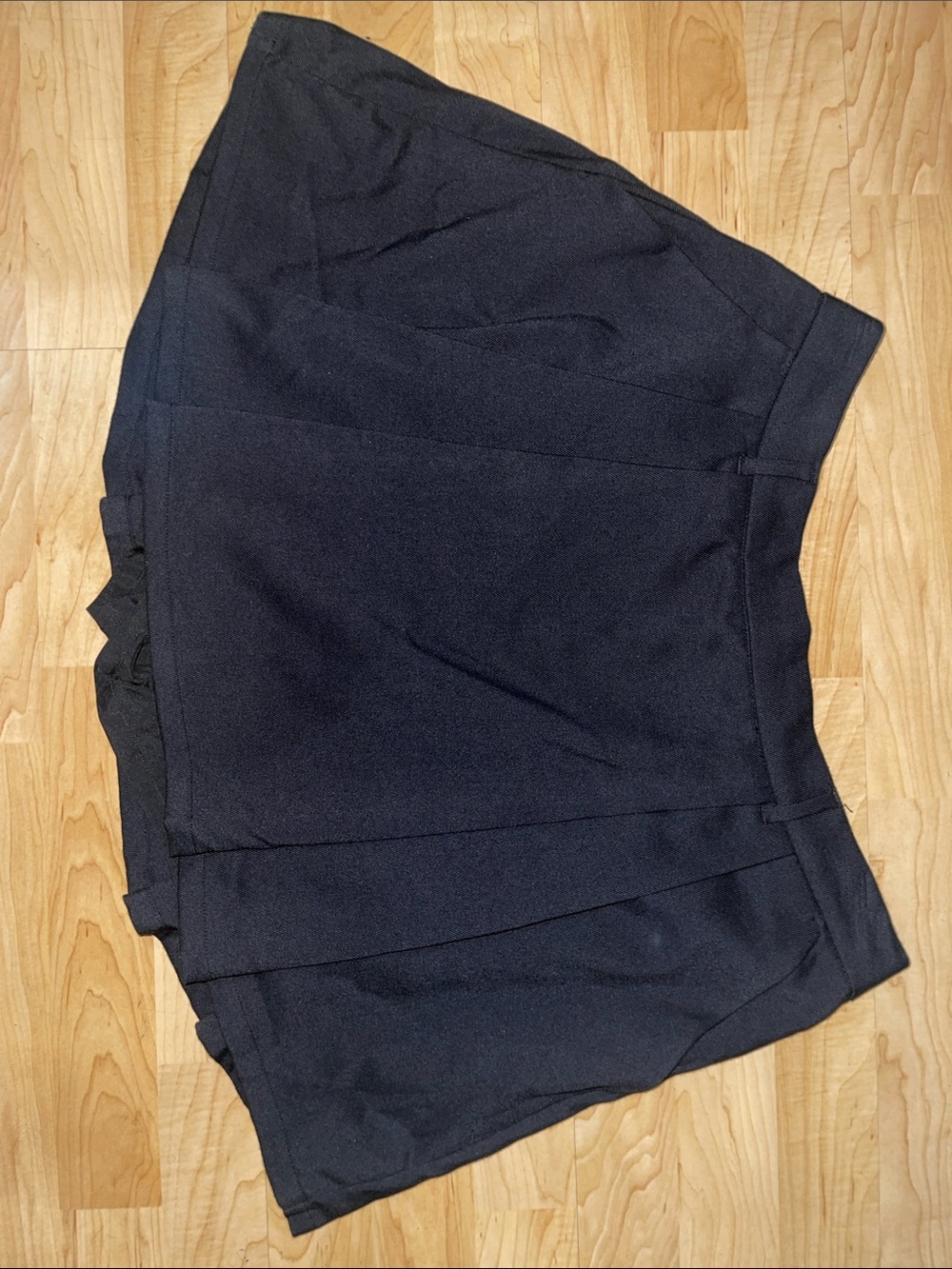 Hollister Black Pleated Skort